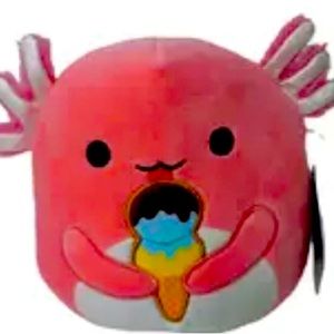 NWT SQUISHMALLOW ARCHIE AXOLOTL ICE CREAM FOODIE EDITION 7.5”